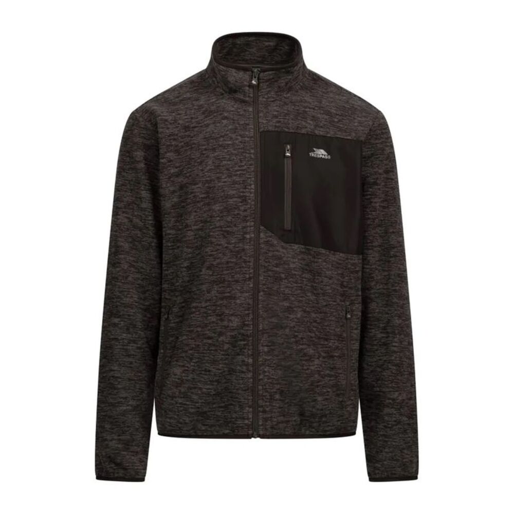Trespass Mens Cliff Fleece Jacket / Charcoal